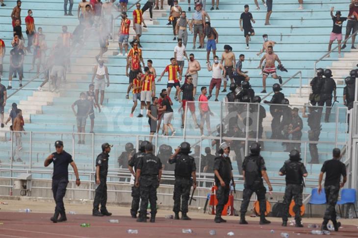 شغب جماهير الترجي